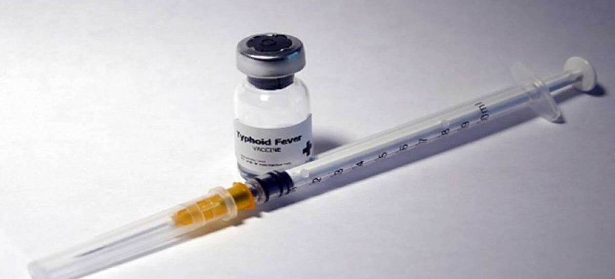 When should the typhoid vaccine be given?